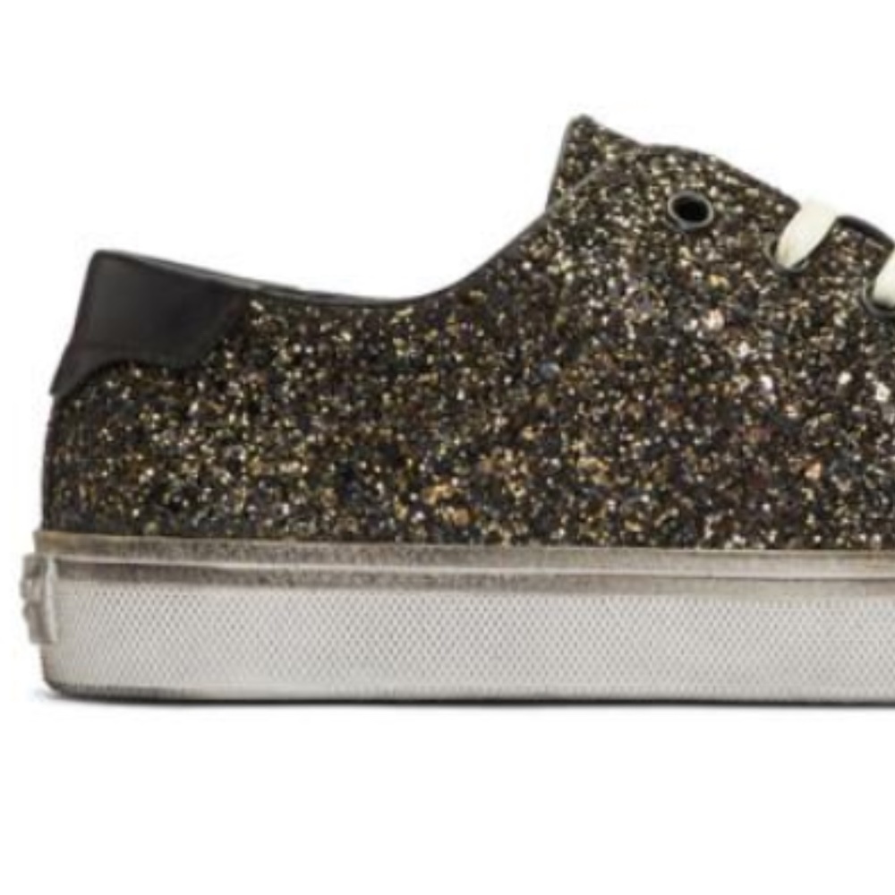 SAINT LAURENT BEDFORD SNEAKERS - In Leather And Gl